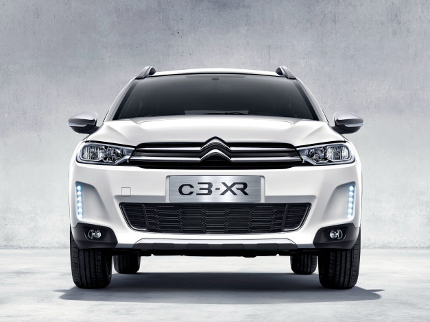 Обои картинки фото автомобили, citroen, c3-xr, citroеn, светлый, 2014г