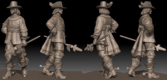 Обои картинки фото 3д графика, _science fiction, шляпа, мужчина