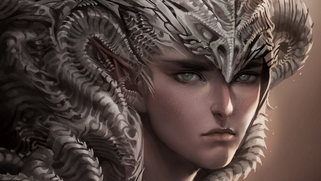 Обои картинки фото фэнтези, эльфы, портрет, парень