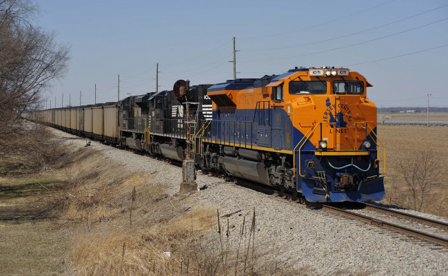 Обои картинки фото техника, поезда, железная, дорога, рельсы, локомотив, состав