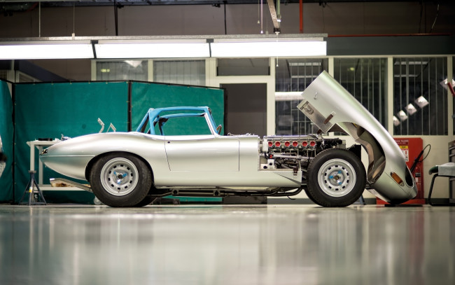 Обои картинки фото 2014-jaguar-lightweight-e-type, автомобили, jaguar, lightweight