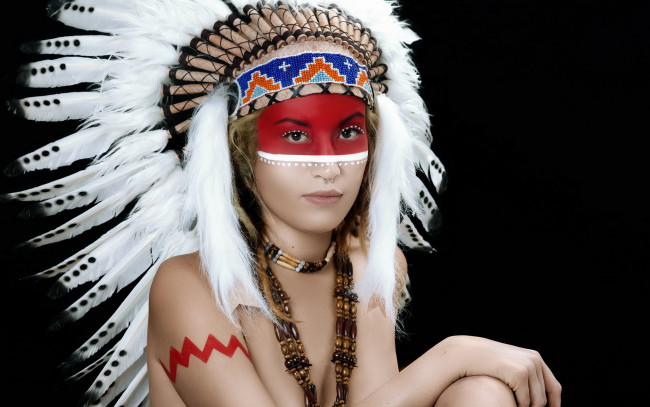 Обои картинки фото разное, маски,  карнавальные костюмы, девушка, взгляд, стиль, перья