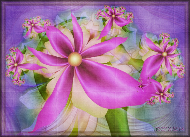 Обои картинки фото 3д графика, цветы , flowers, узор, фон, цвета