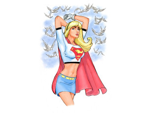 Картинка рисованное комиксы фон девушка взгляд голубь униформа