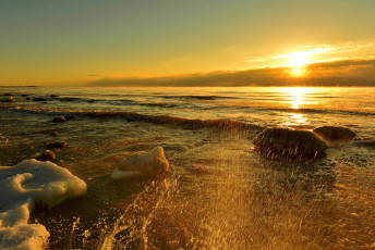 Картинка природа восходы закаты простор