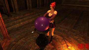 Картинка 3д+графика фантазия+ fantasy девушка взгляд фон