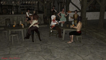 Картинка 3д+графика люди+ people фон взгляд девушки