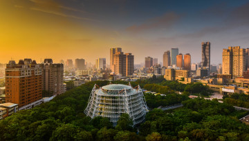 Картинка города -+панорамы простор