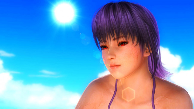 Обои картинки фото 3д графика, люди , people, взгляд, девушка, фон