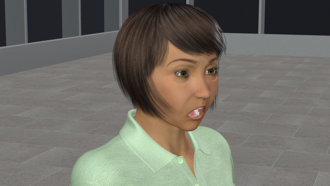 Обои картинки фото 3д графика, портрет , portraits, девушка, взгляд, фон