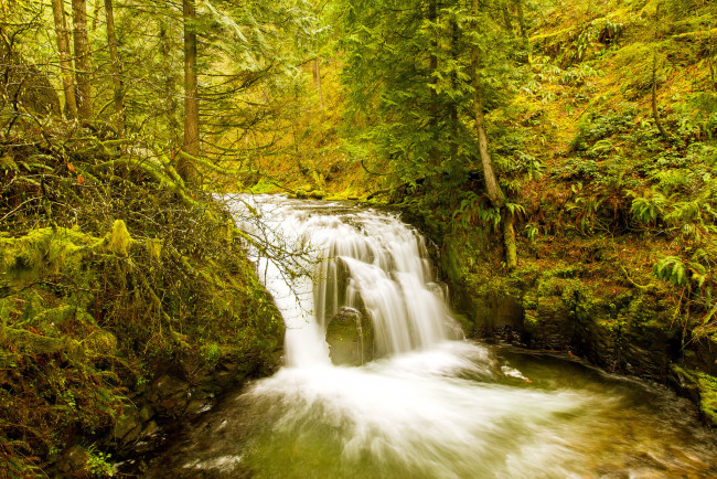 Обои картинки фото природа, водопады, простор