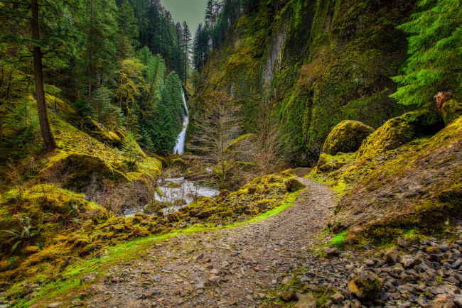 Обои картинки фото природа, водопады, простор