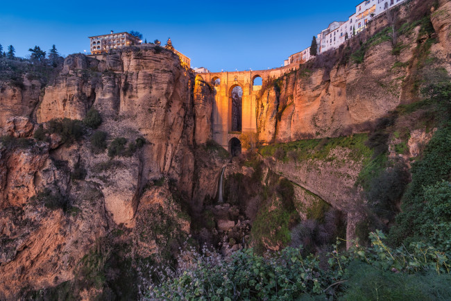Обои картинки фото ronda,  provincia de m&, 225, laga,  andaluc&, 237, города, - панорамы, простор