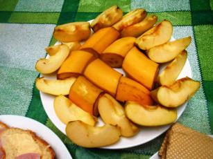 Картинка еда бананы яблоки