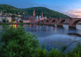 Картинка heidelberg+am+neckar города -+панорамы простор