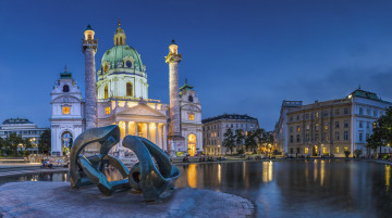 Картинка karlskirche города -+улицы +площади +набережные простор