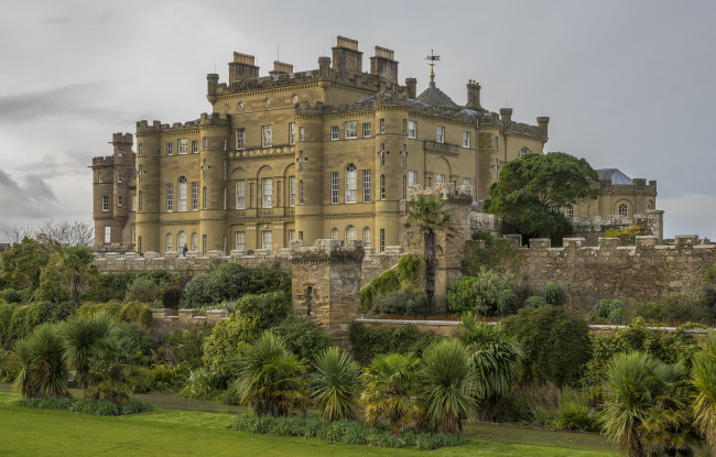Обои картинки фото culzean castle, города, замки англии, простор