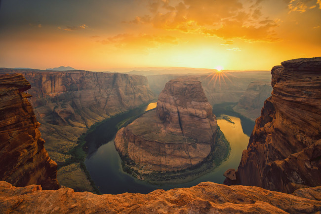 Обои картинки фото природа, восходы, закаты, простор