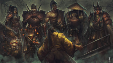 Картинка фэнтези существа воин стрелы