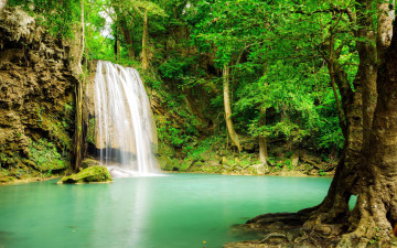 Картинка природа водопады вода водопад поток