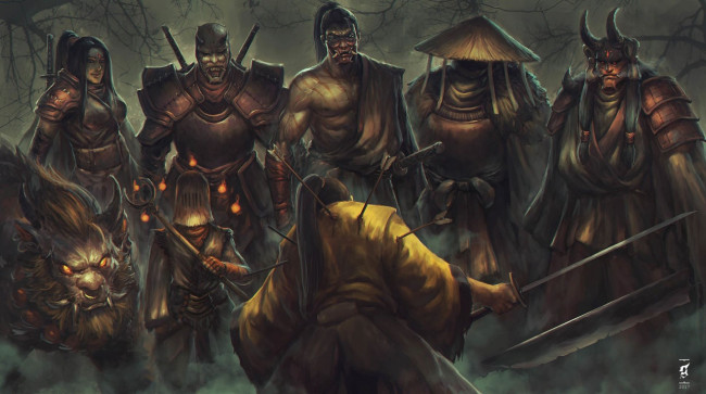 Обои картинки фото фэнтези, существа, воин, стрелы