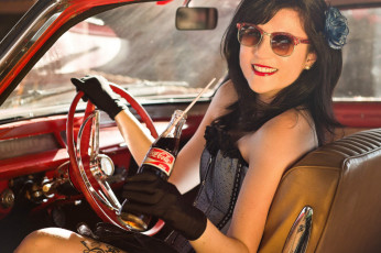 обоя бренды, coca-cola, напиток