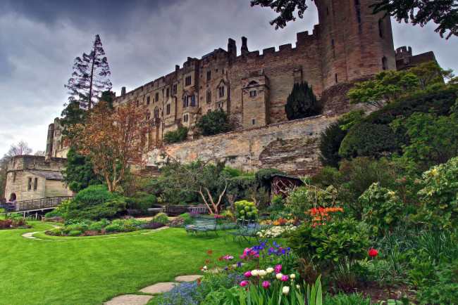 Обои картинки фото warwick castle, города, замки англии, warwick, castle