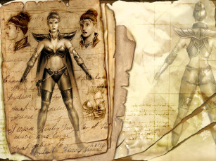 Картинка видео+игры dragon+age девушка наряд свиток