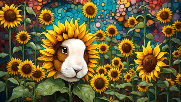 Картинка рисованное животные +зайцы +кролики нейросети графика нейроарт ai art нейронные сети рисунки нейро искусство нейрографика graphics neuroart neural networks drawings neuro neurography