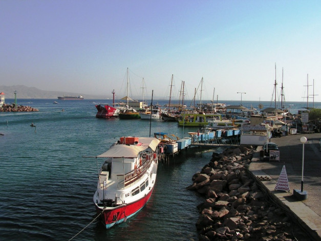 Обои картинки фото ейлат, корабли, разные, вместе