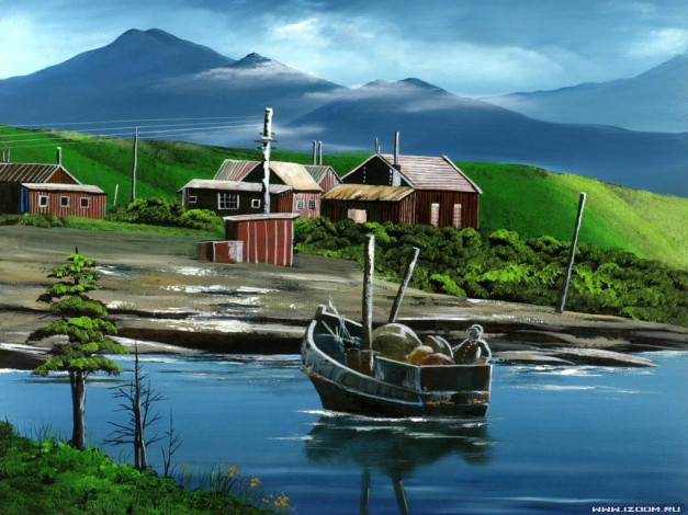 Обои картинки фото корабли, рисованные