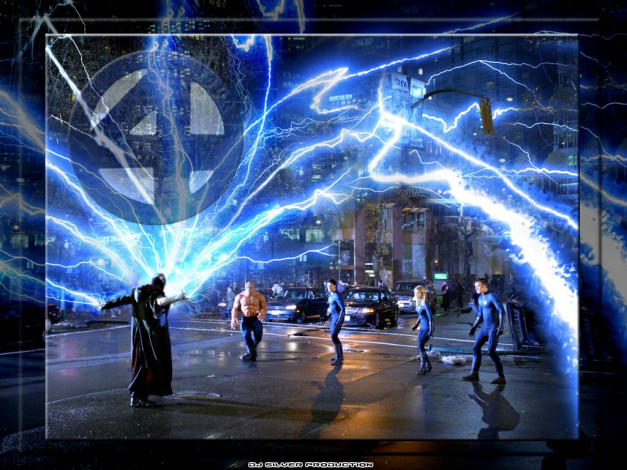 Обои картинки фото кино, фильмы, fantastic, four, rise, of, the, silver, surfer