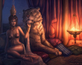 Картинка фэнтези красавицы чудовища