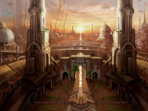 Картинка фэнтези замки