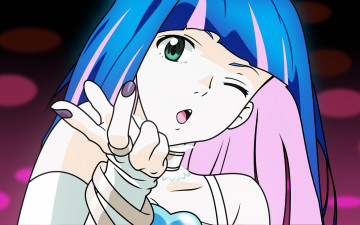 обоя аниме, panty, stocking, with, garterbelt