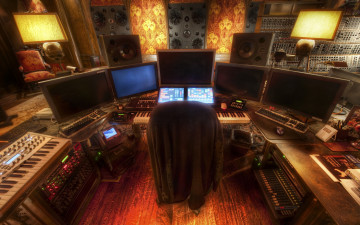 обоя интерьер, кабинет, библиотека, офис