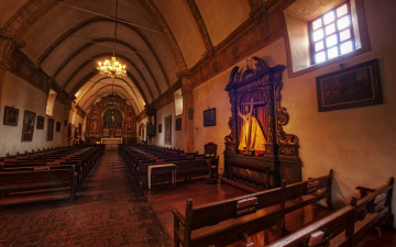 Картинка интерьер убранство роспись храма