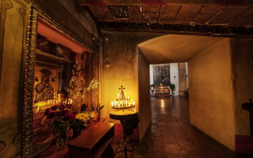 Картинка интерьер убранство роспись храма