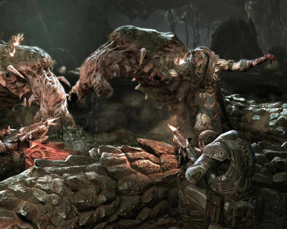 Обои картинки фото видео, игры, gears, of, war