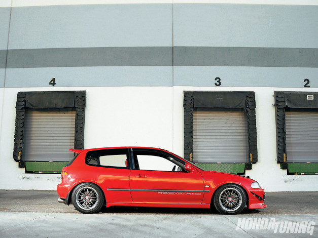 Обои картинки фото 1993, honda, civic, sir, автомобили