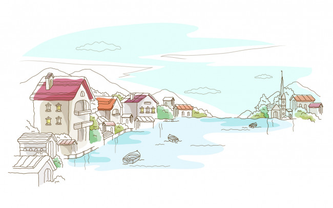 Обои картинки фото рисованные