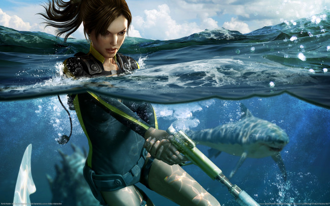 Обои картинки фото tomb, raider, underworl, видео, игры, underworld