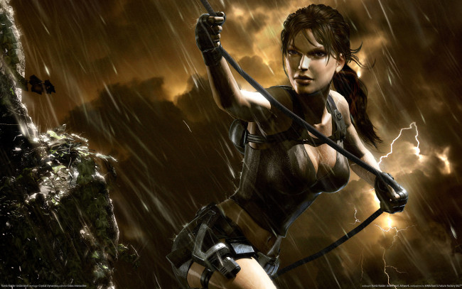 Обои картинки фото tomb, raider, underworl, видео, игры, underworld