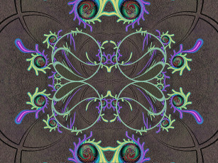 Картинка 3д графика fractal фракталы абстракция узор