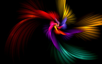 Картинка 3д графика abstract абстракции фрактал узор