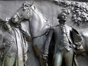 Картинка разное рельефы статуи музейные экспонаты люди лошадь цветы