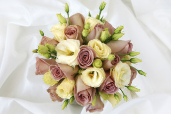 Картинка цветы букеты композиции розы эустома