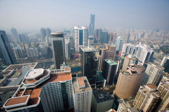 Картинка города панорамы китай гуандун shenzhen china