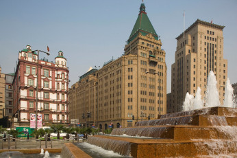 Картинка города шанхай китай