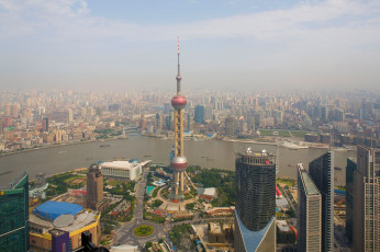 Картинка города шанхай китай